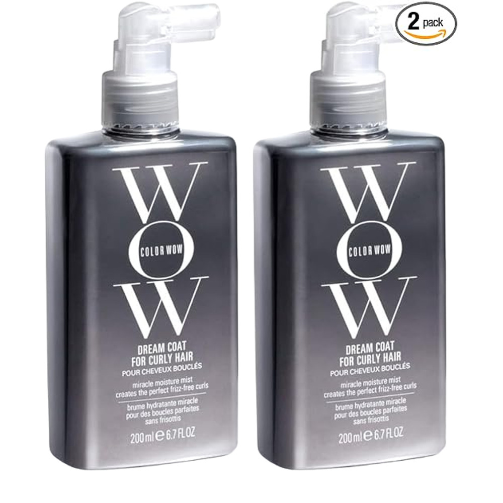 2 x COLOR WOW Dream Coat for Curly Hair Frizz-Free Curls Set of 2